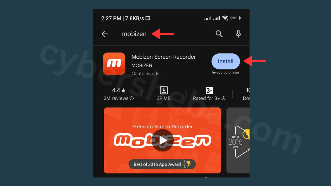 Install-Mobizen-ভিডিও রেকর্ডিং এপ্লিকেশন
