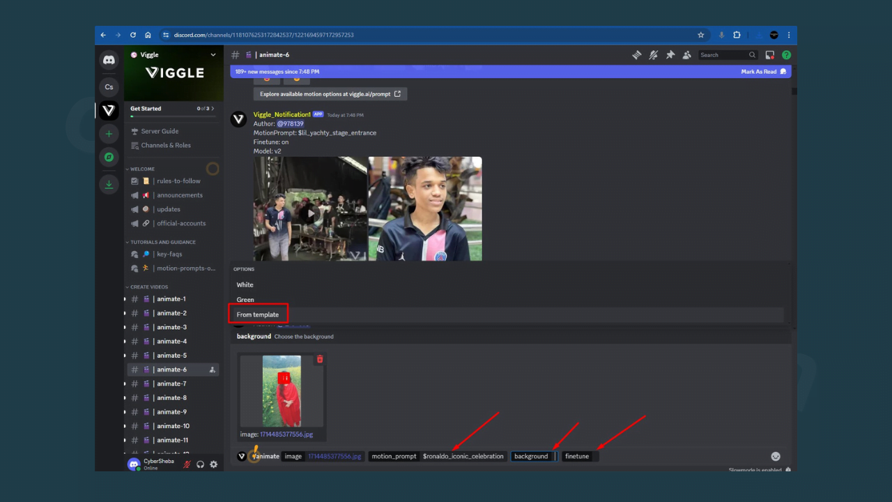 discord-prompt-এআই দিয়ে ভিডিও তৈরী-cybersheba.com