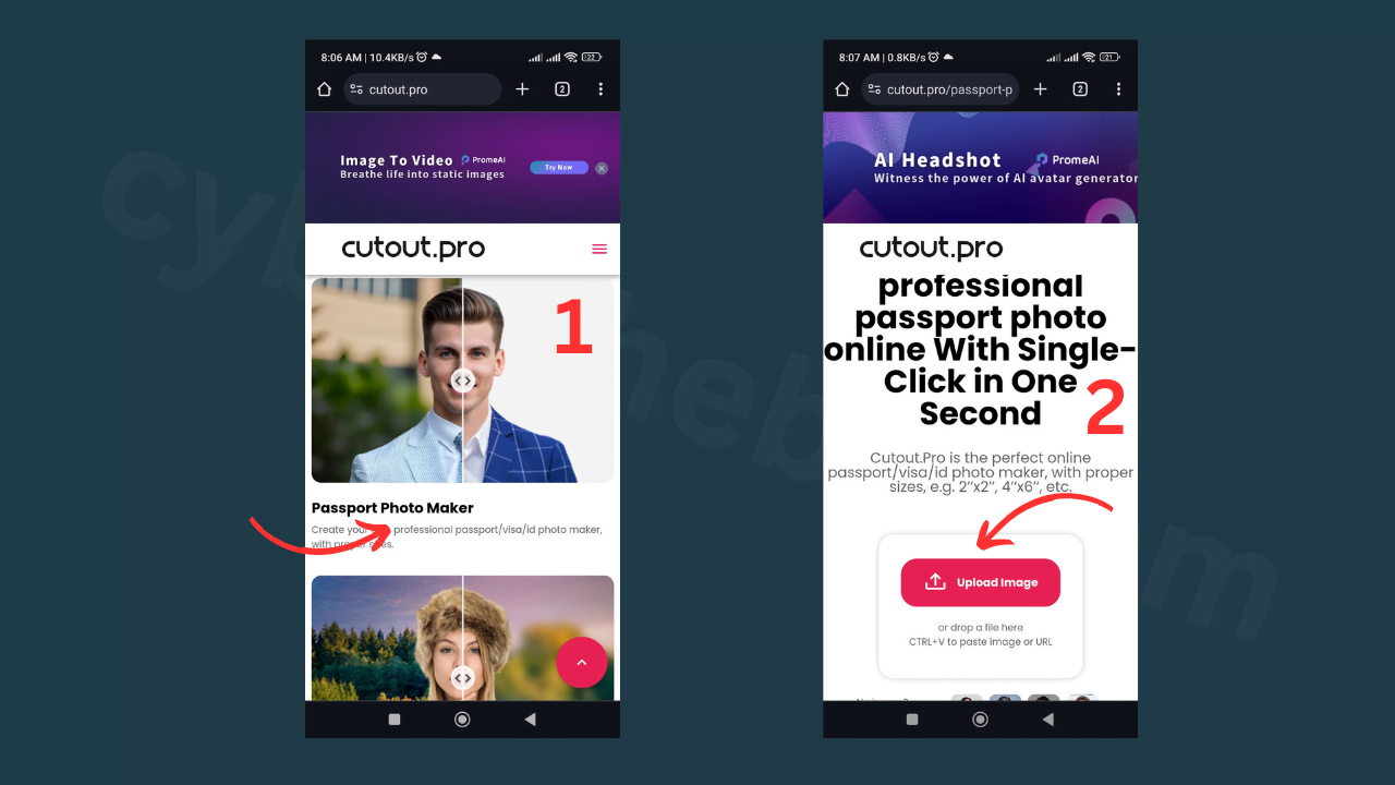passport-size-photo-maker-upload-মোবাইল দিয়ে পাসপোর্ট সাইজের ছবি-cybersheba.com