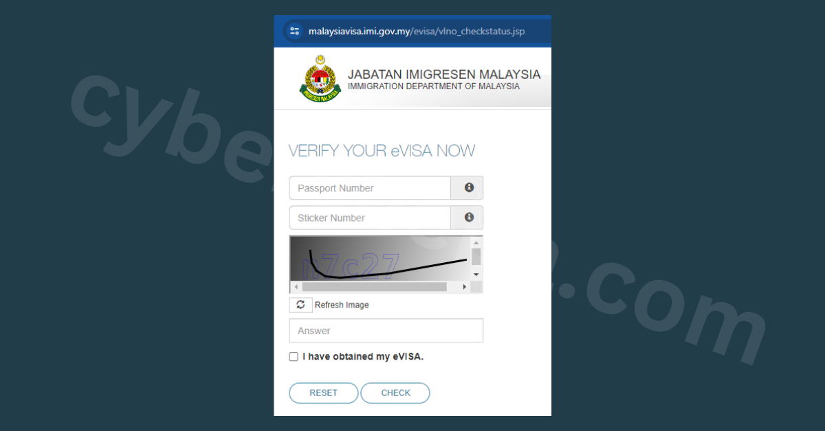 অনলাইনে মালয়েশিয়া ভিসা