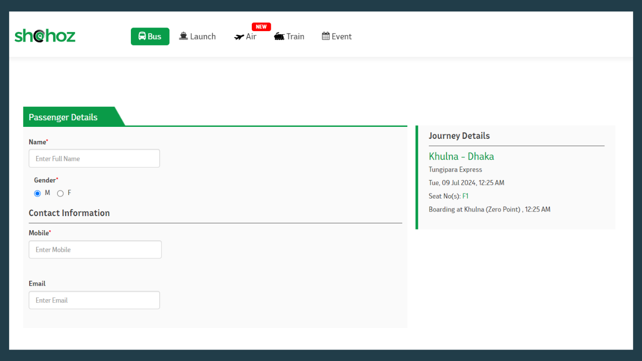 Shohoz-passenger-information-হানিফ বাস টিকেট অনলাইন-cybersheba.com