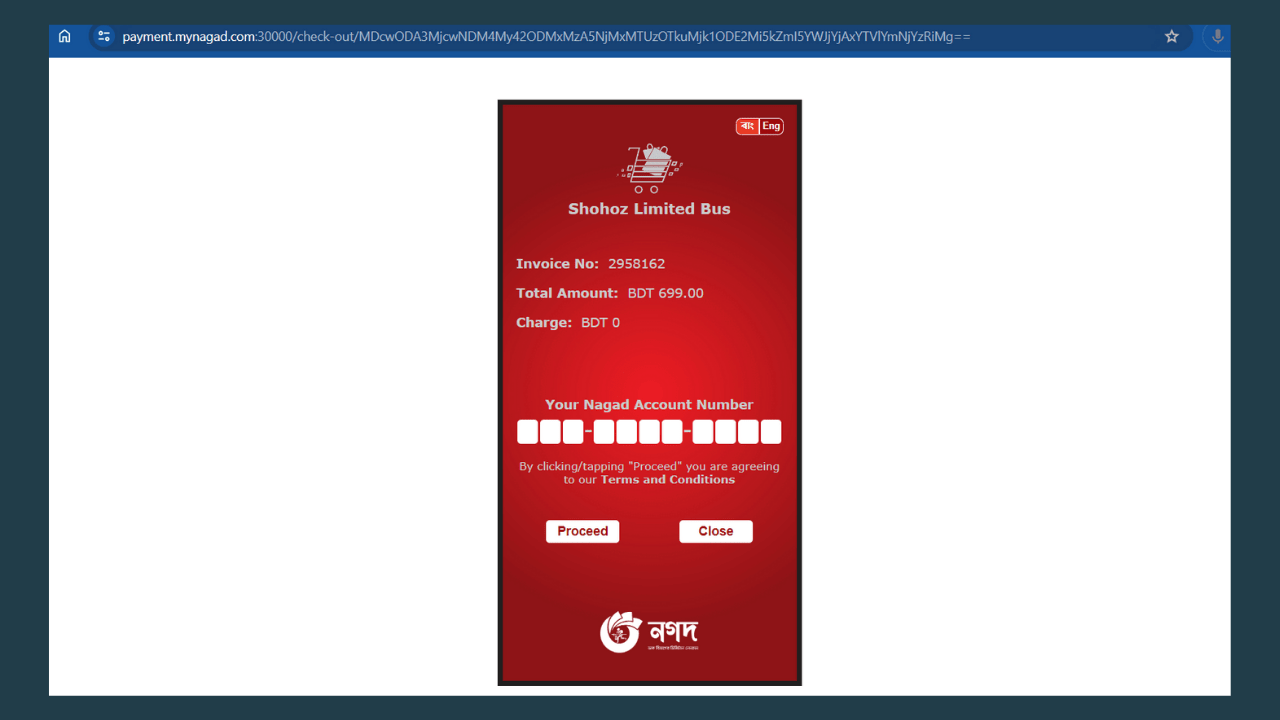 Shohoz-payment-হানিফ বাস টিকেট অনলাইন-cybersheba.com