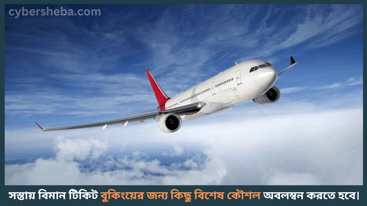 Flight-Booking-সস্তায় বিমান টিকিট কেনার কার্যকর টিপস-cybersheba.com