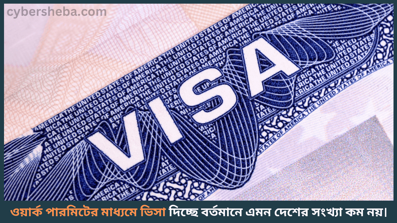 Work-Visa-বর্তমানে বিশ্বের যে দেশগুলো ওয়ার্ক পারমিটের মাধ্যমে ভিসা হচ্ছে-cybersheba.com