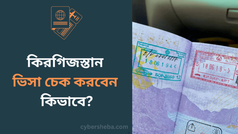 কিরগিজস্তান ভিসা চেক করবেন কিভাবে-cybersheba.com