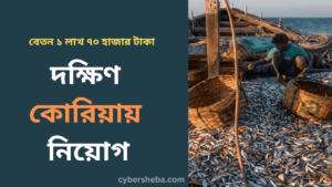 দক্ষিণ কোরিয়ায় নিয়োগ, বেতন ১ লাখ ৭০ হাজার টাকা-cybersheba.com