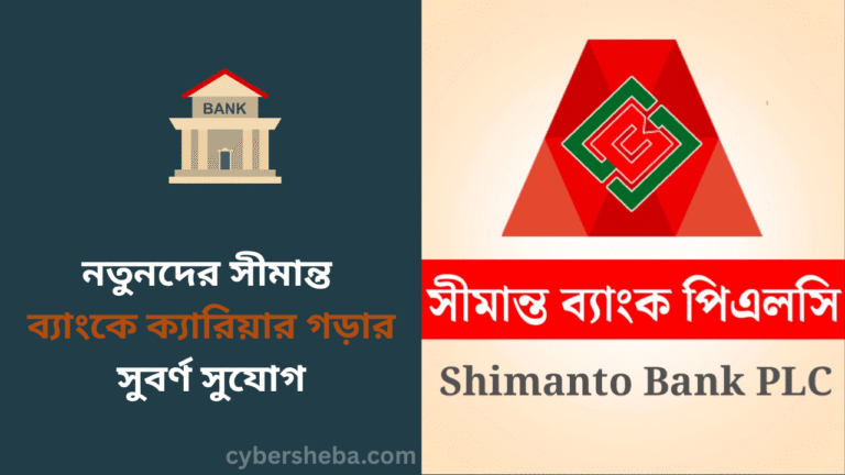 নতুনদের সীমান্ত ব্যাংকে ক্যারিয়ার গড়ার সুবর্ণ সুযোগ - cybersheba.com