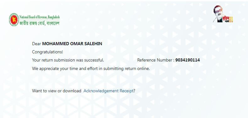 successful-e-return-filing